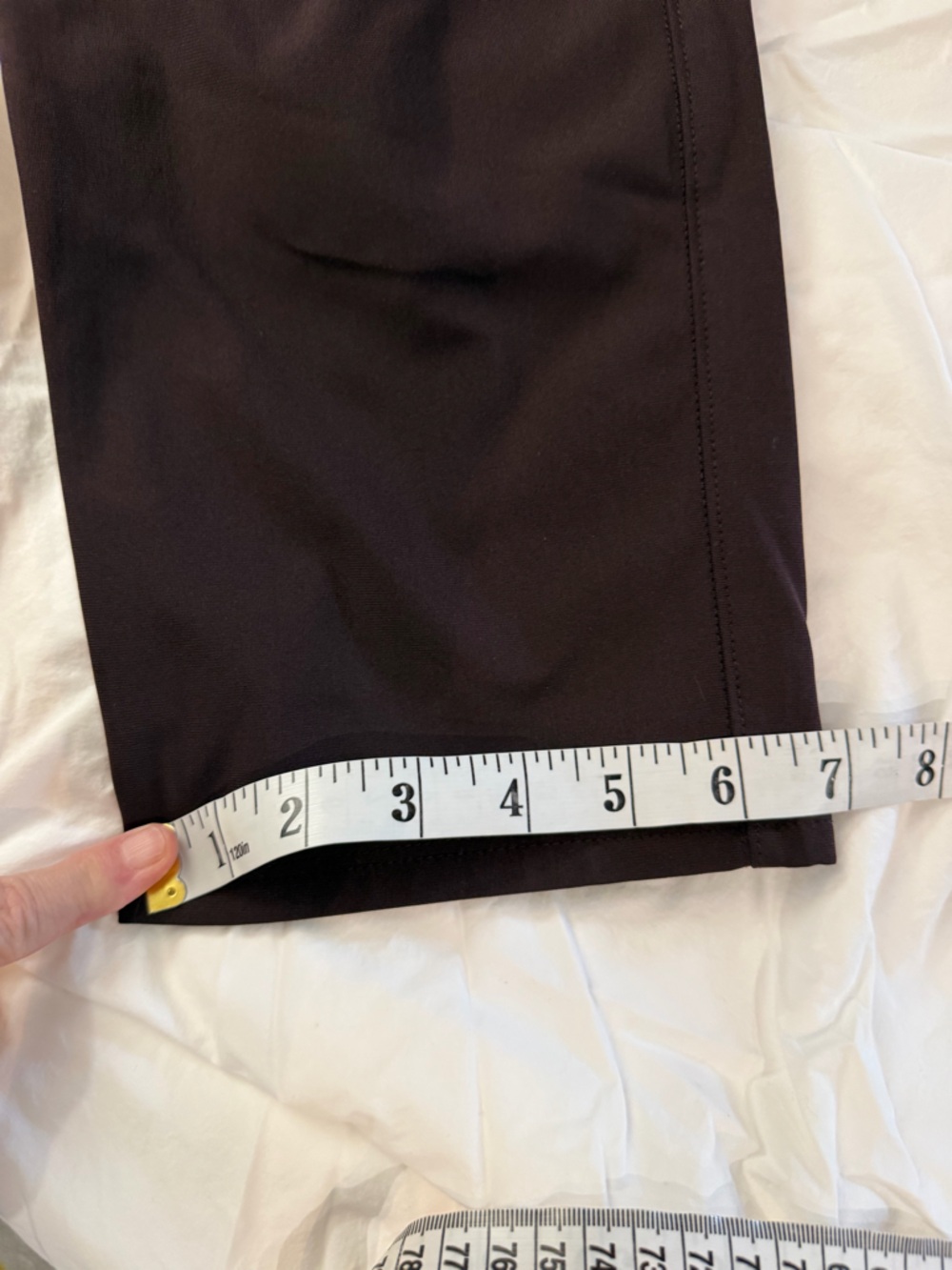 VUORI Men's Meta Athletic Slim Fit Pants Chestnut Eggplant 34 L LONG - Picture 14 of 15